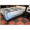 Image 2 : QUEEN BEDFRAME WITH MICROFIBRE INSERT W/ 2
