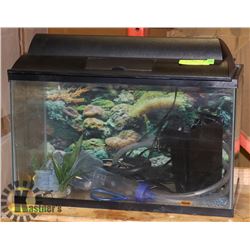 FISH TANK AND ACCESSORIES.