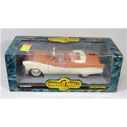 ERTL AMERICAN MUSCLE '56 ORANGE & TAN SUNLINER