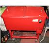 Image 1 : COOLER ON WHEELED STAND.