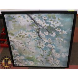 SHOWHOME FLORAL FRAMED CANVAS PICTURE