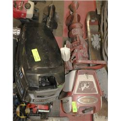 LOT OF 2 ASSORTED BOAT MOTORS AS IS