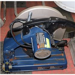 RYOBI CHOP SAW, 120V, 15 AMP.
