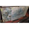 Image 1 : LOT OF 3 LARGE SHOWHOME CANVAS FLORAL PICTURES
