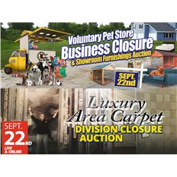 ALL ITEMS MUST BE PAID BEFORE LEAVING AUCTION. ALL