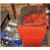 Image 1 : PALLET WITH PARTS CLEANER, WELDING RODS ETC.