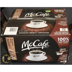 CASE OF 72 MCCAFE KCUP COFFEE PODS