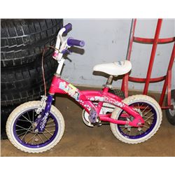 DISNEY PRINCESS GIRLS BIKE WITH 14" RIMS