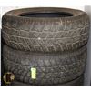 Image 1 : LOT OF 2 WINTER P195/55R15 TIRES.