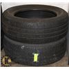 Image 1 : LOT OF 2 ALL SEASON P195/55R15 TIRES.