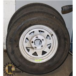 SET OF 2 TRAILER TIRES MAXXIS RADIAL M8008