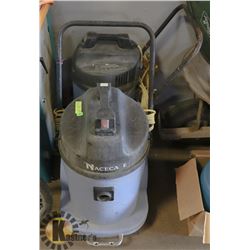 LOT OF 2 INDUSTRIAL 5G SHOP VACUUM AND HOSE