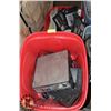 Image 1 : LOT OF 3 LARGE TOTES OF ELECTRONICS