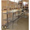 Image 1 : LOT OF 7 CHROME METRO RACKS