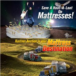 KASTNER AUCTION LIQUIDATES MATTRESSES 7 DAYS A WK