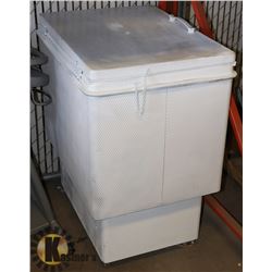 UNCLAIMED COOLER ON WHEELS AS IS
