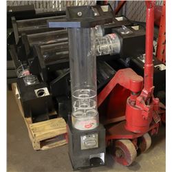 PALLET OF 7 COMPLETE BEAVER CANDY MACHINES WITH