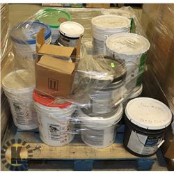 PALLET OF ASSORTED ADHESIVES