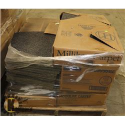 PALLET OF MODULAR CARPET SQUARES