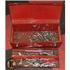 Image 1 : TOOL BOX WITH CONTENTS INCL WRENCHES & SOCKETS