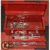 Image 1 : TOOL BOX WITH CONTENTS INCL WRENCHES & SOCKETS
