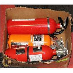 LOT OF 3 X 5LBS FIRE EXTINGUISHERS