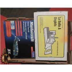 MITREBOX AND MASTERCRAFT ROTARY TOOL KIT.