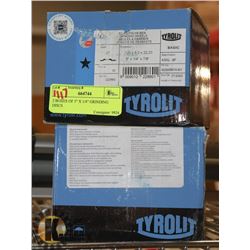 2 BOXES OF 5" X 1/4" GRINDING DISCS