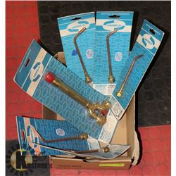 FLAT WITH CUTTING TORCHES AND BRAZING TIPS