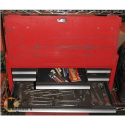 TOOL BOX WITH ASSORTED WRENCHES/RATCHETS AND