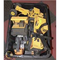 ASSORTED METAL TONKA HEAVY DUTY EQUIPMENT TOYS
