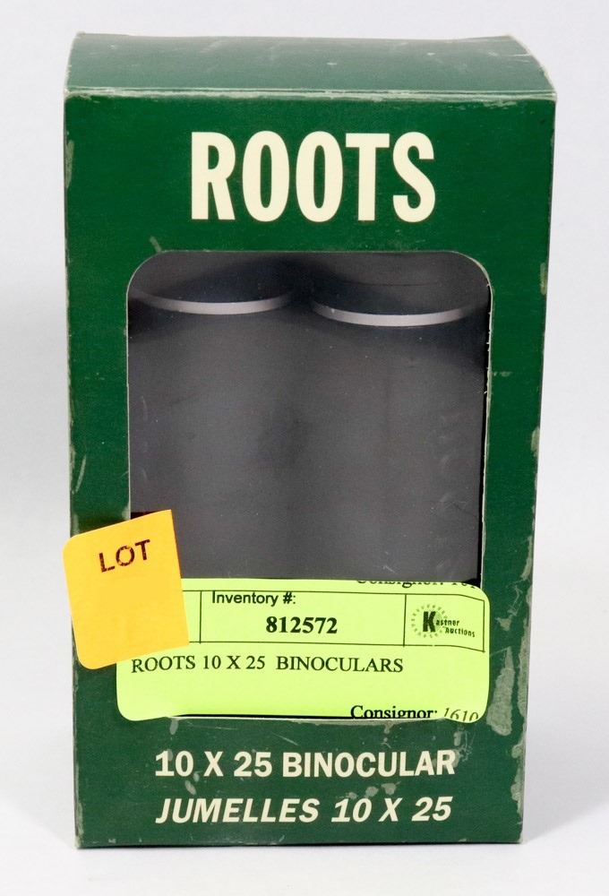 ROOTS 10 X 25 BINOCULARS Roots 10 x 25 binoculars