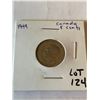 Image 1 : 1949 Canada 5 Cents Nice Early Coin