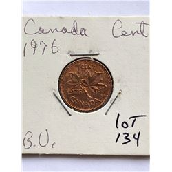 1976 Canada 1 Cent BU High Grade Coin