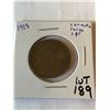 Image 1 : 1915 Canada Large One Cent Nice Early Coin