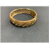 Image 1 : ONE 14K YELLOW GOLD VINTAGE STYLE BRACELET, 12.0 GRAMS, REPLACEMENT VALUE $1,750.00