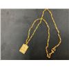 Image 1 : 22K CHAIN (19") WITH PENDANT RV $2,100.00