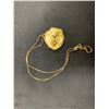 Image 1 : 18K YELLOW GOLD CHAIN (16") WITH YELLOW GOLD PENDANT RV $1,475.00