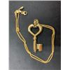 Image 1 : 18K CHAIN WITH KEY PENDANT