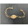 Image 1 : 14K YELLOW GOLD MEDIC ALERT BRACELET (9") RV $1,975.00