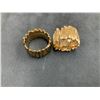 Image 1 : TWO 14K YELLOW GOLD WEDDING BANDS RV $2,795.00