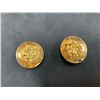 Image 1 : PAIR OF 14K EARRINGS RV $2,100.00