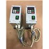 Image 4 : (2) Tecno Vibrazioni TV 168 Frequency Controller