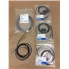 Image 1 : Lot of 5 Fiber Units Omron E32-D14L & Balluff BES 516-3007-E4-C-PU-05