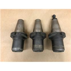 (3) VALENITE V50CT-E125 & V50CT-E100 CAT 50 TOOL HOLDER