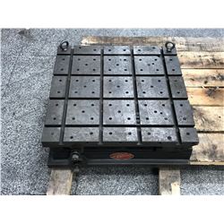 OMER E. ROBBINS CO. MODEL 24 T-SLOT COMPOUND SINE PLATE 24" X 24"