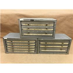 (3) HUOT STORAGE BOX