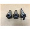 Image 1 : (3) BRINEY MISC. CAT 40 TOOL HOLDER *SEE PICS FOR PART #*