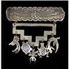 Image 1 : Navajo Sterling Charm Pin by Teme