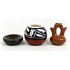 Image 1 : 3 Miniature Native American Pots